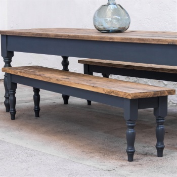 Farmhouse Bench - Turned Legs